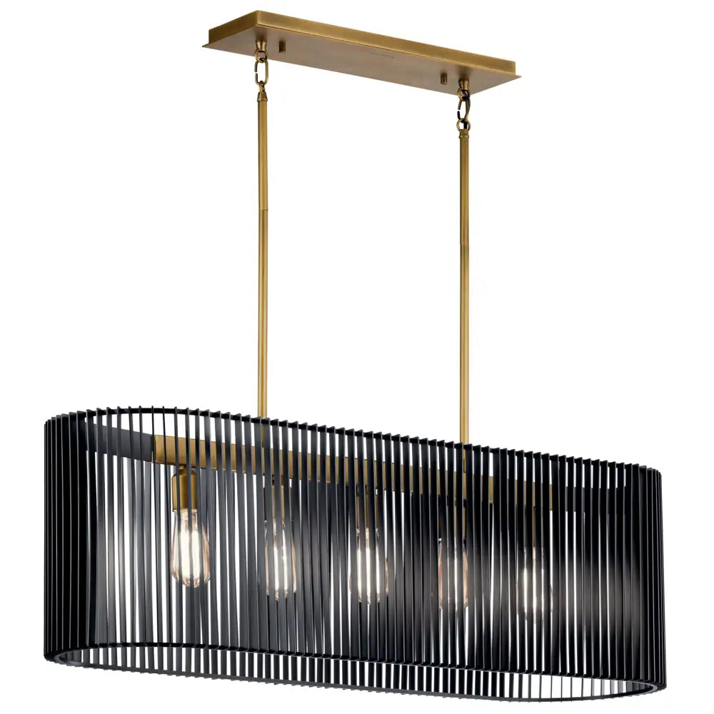 KICHLER, LINARA CHANDELIER, LINEAR LIGHT