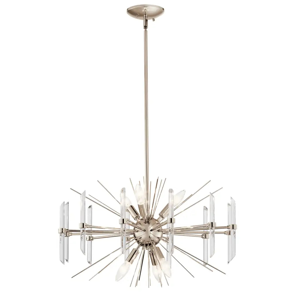KICHLER, ERIS CHANDELIER, PENDANT LIGHT