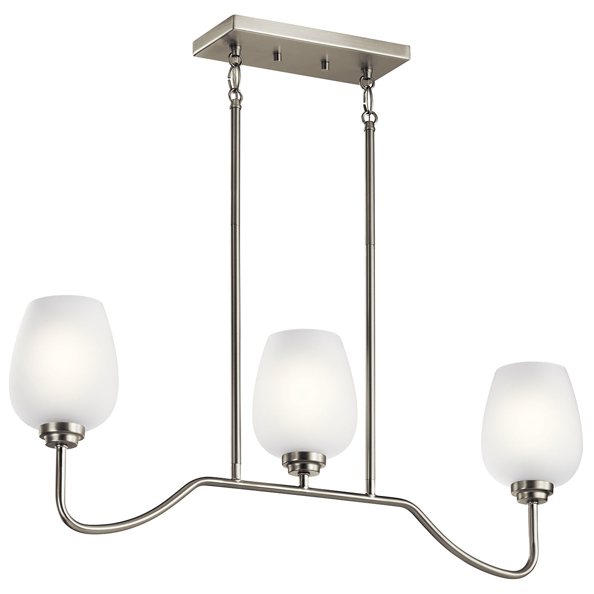 KICHLER, VALSERRANO CHANDELIER, LINEAR LIGHT
