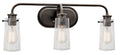 KICHLER, BRAELYN BATH BRACKET, BATH VANITY LIGHT