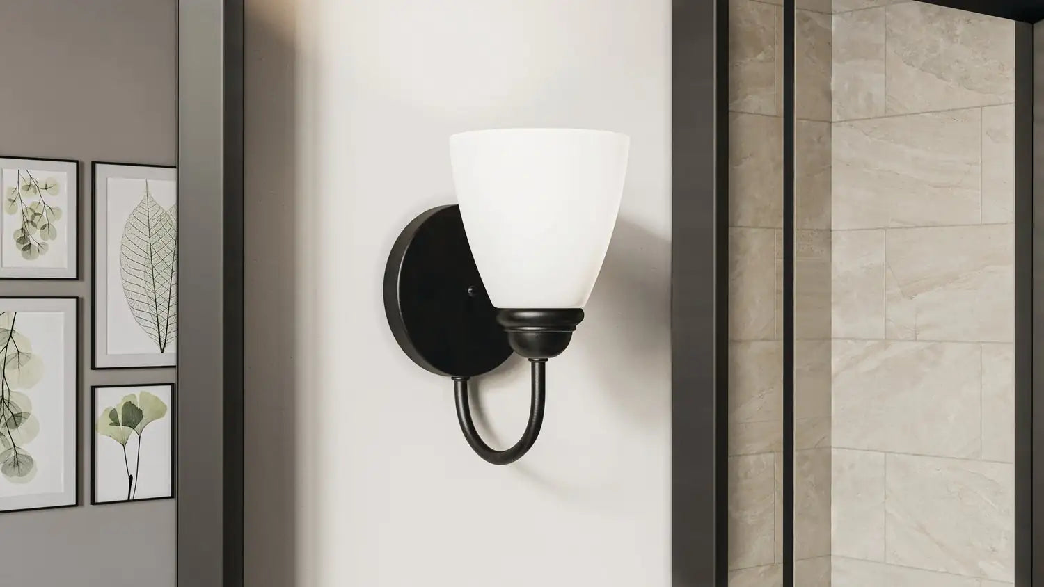 KICHLER, JOLIE WALL SCONCE, WALL SCONCES