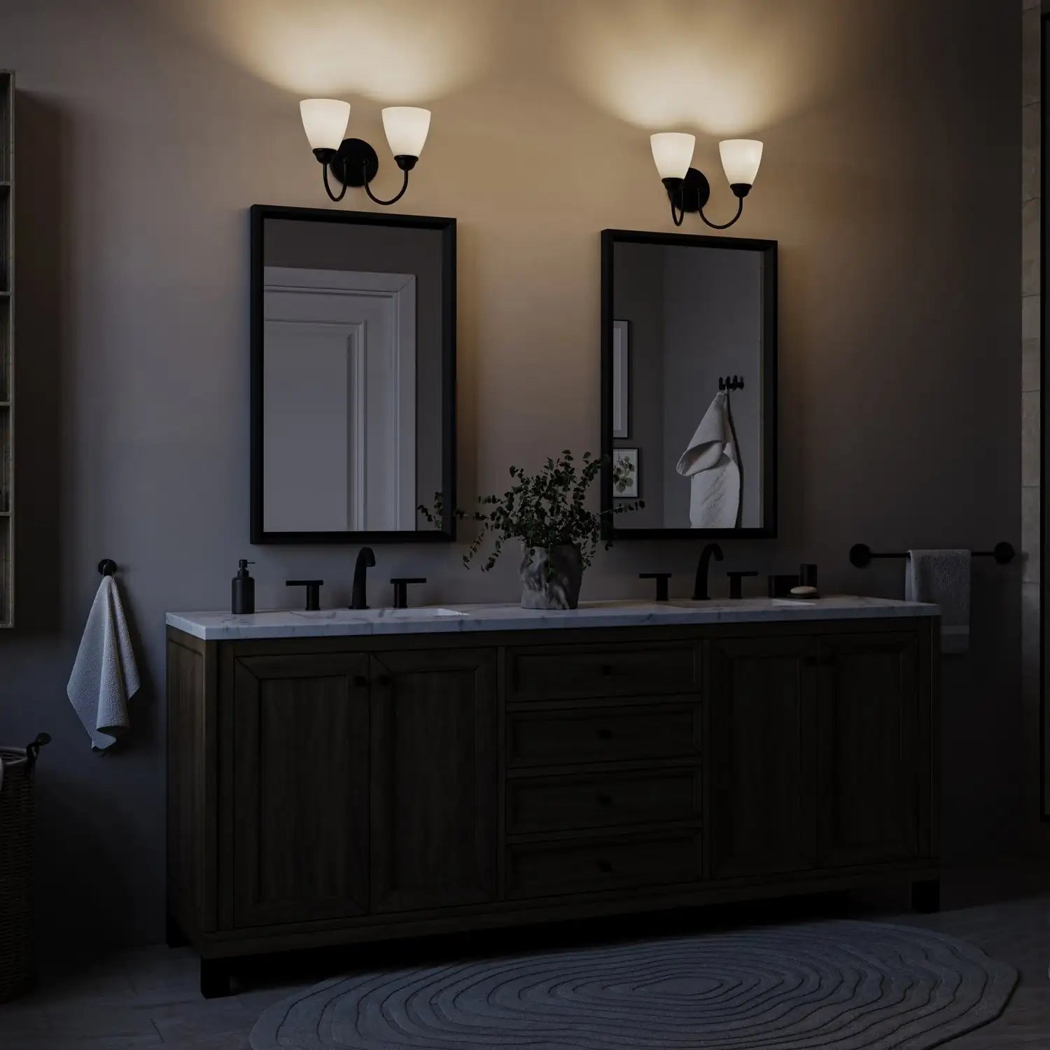 KICHLER, JOLIE BATH BRACKET, BATH VANITY LIGHT