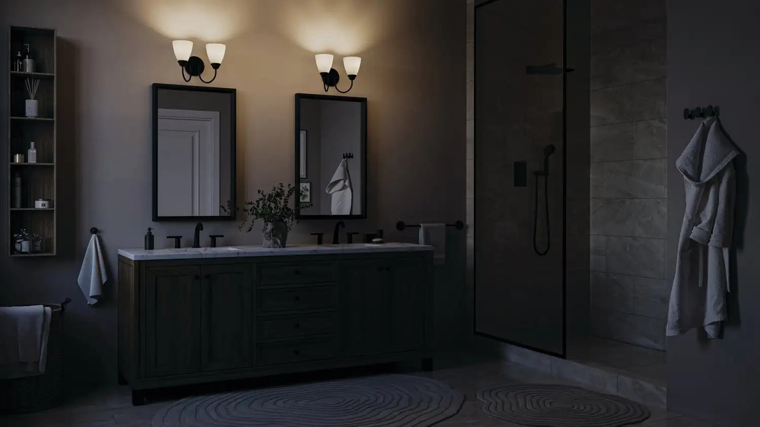 KICHLER, JOLIE BATH BRACKET, BATH VANITY LIGHT