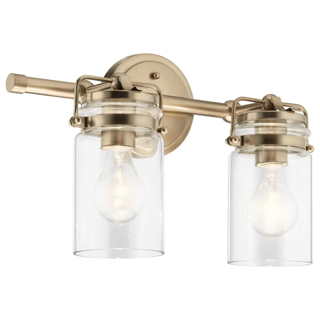 KICHLER, BRINLEY BATH BRACKET, BATH VANITY LIGHT