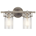 KICHLER, BRINLEY BATH BRACKET, BATH VANITY LIGHT