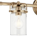 KICHLER, BRINLEY BATH BRACKET, BATH VANITY LIGHT
