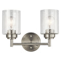 KICHLER, WINSLOW BATH BRACKET, BATH VANITY LIGHT