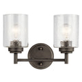 KICHLER, WINSLOW BATH BRACKET, BATH VANITY LIGHT