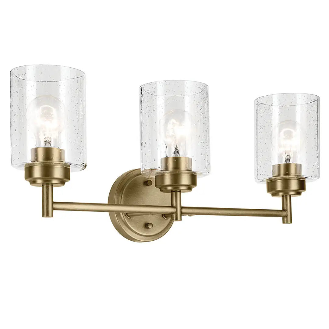 KICHLER, WINSLOW BATH BRACKET, BATH VANITY LIGHT