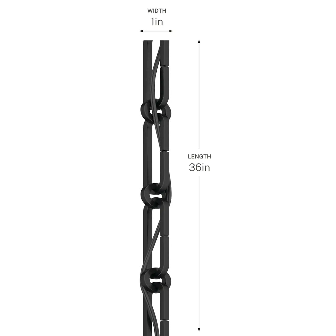 KICHLER 36" Square Decorative Chain in - Chain