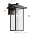 KICHLER, CAPANNA OUTDOOR, OUTDOOR WALL LIGHTS