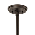 KICHLER, ALLENBURY PENDANTS, SEMI FLUSH MOUNT LIGHT