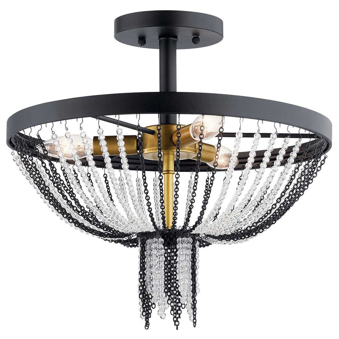 KICHLER, ALEXIA CEILING LIGHTS, SEMI FLUSH MOUNT LIGHT