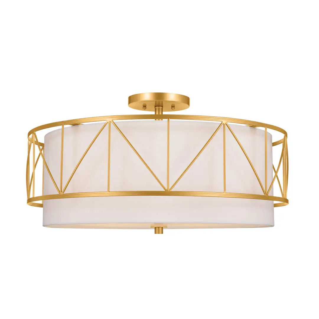 KICHLER, BIRKLEIGH CEILING LIGHTS, SEMI FLUSH MOUNT LIGHT
