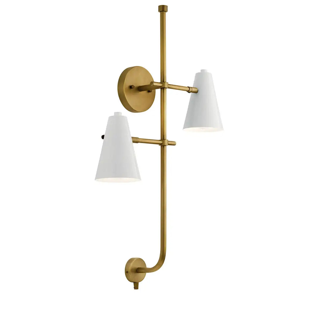 KICHLER, SYLVIA 2 LIGHT WALL SCONCE, WALL SCONCES