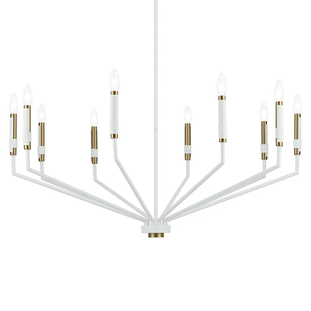 KICHLER, ARMAND CHANDELIER, LINEAR LIGHT