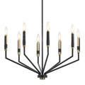 KICHLER, ARMAND CHANDELIER, LINEAR LIGHT