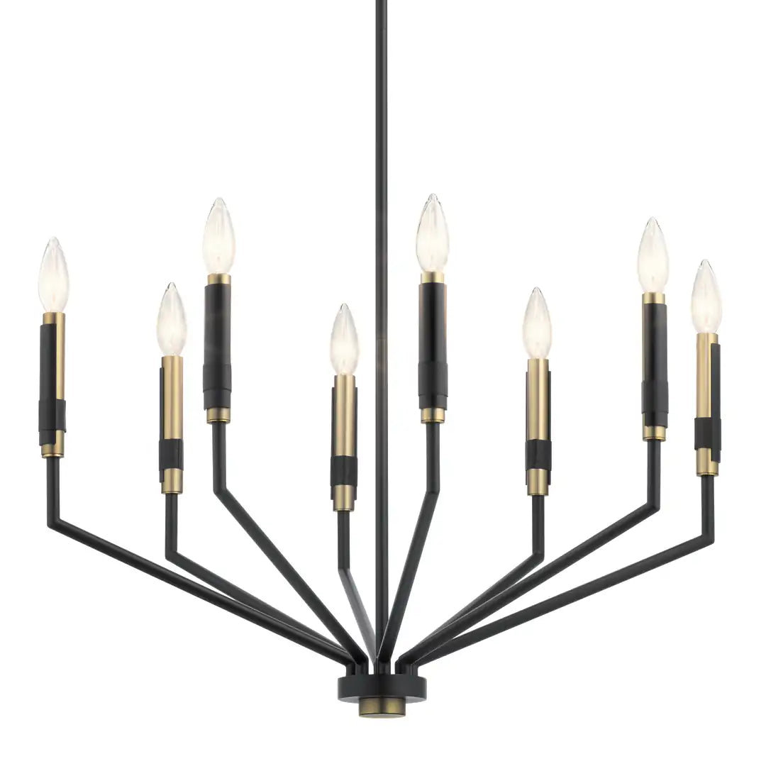 KICHLER, ARMAND CHANDELIER, LINEAR LIGHT