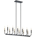 KICHLER, ARMAND CHANDELIER, LINEAR LIGHT