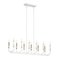 KICHLER, ARMAND CHANDELIER, LINEAR LIGHT