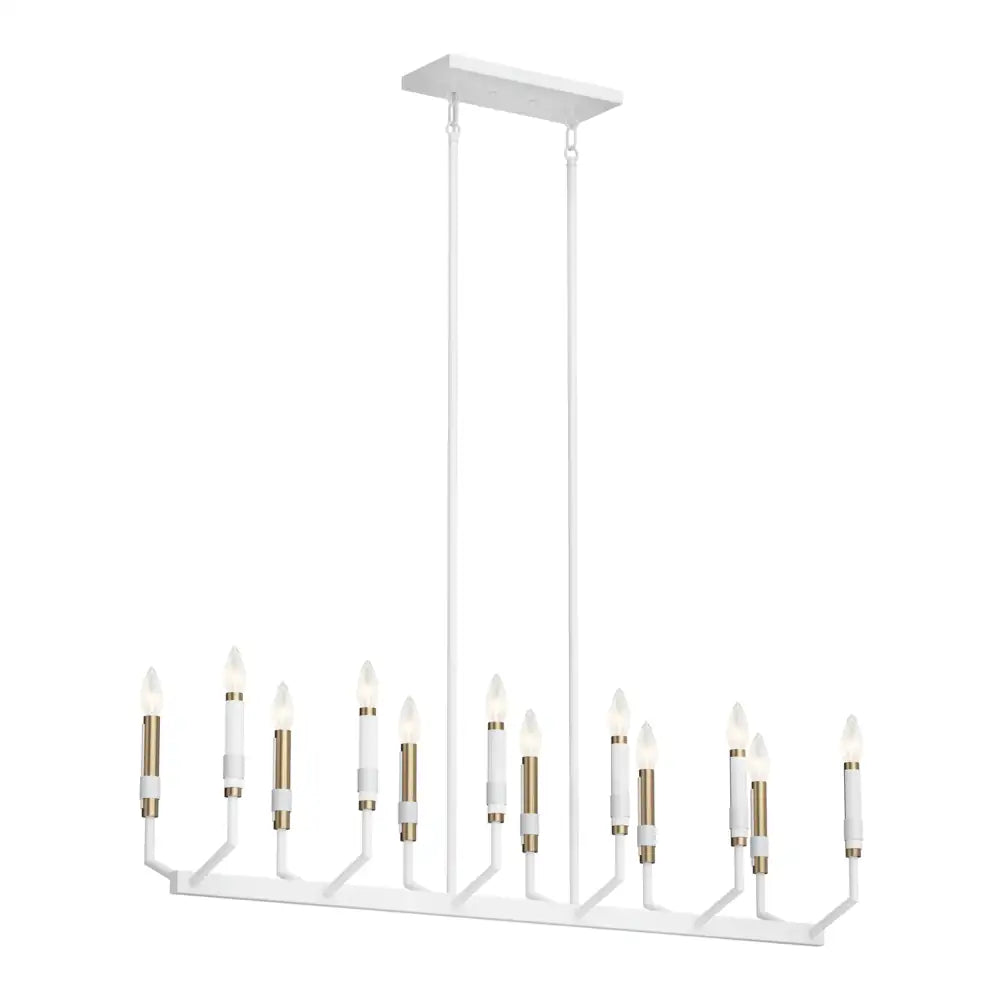 KICHLER, ARMAND CHANDELIER, LINEAR LIGHT