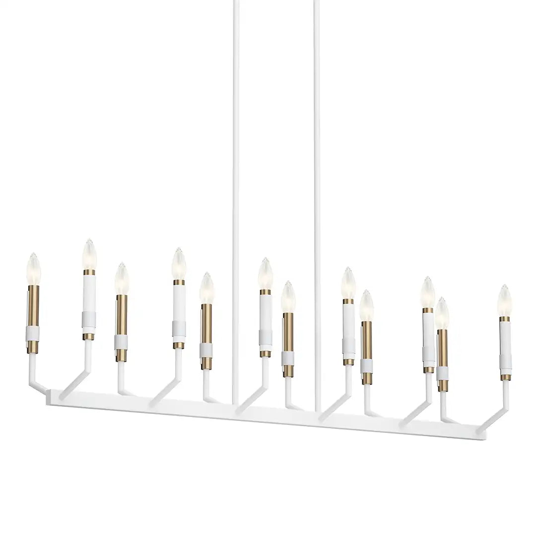 KICHLER, ARMAND CHANDELIER, LINEAR LIGHT