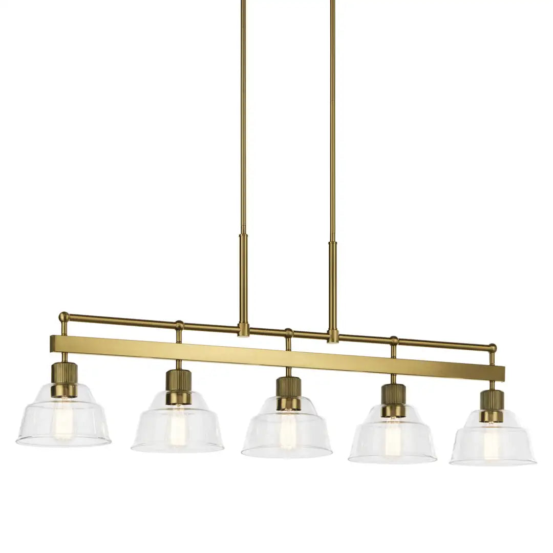 KICHLER, EASTMONT CHANDELIER, LINEAR LIGHT