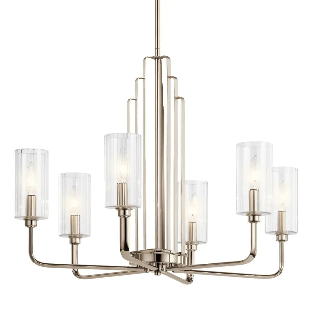 KICHLER, KIMROSE CHANDELIER, LINEAR LIGHT