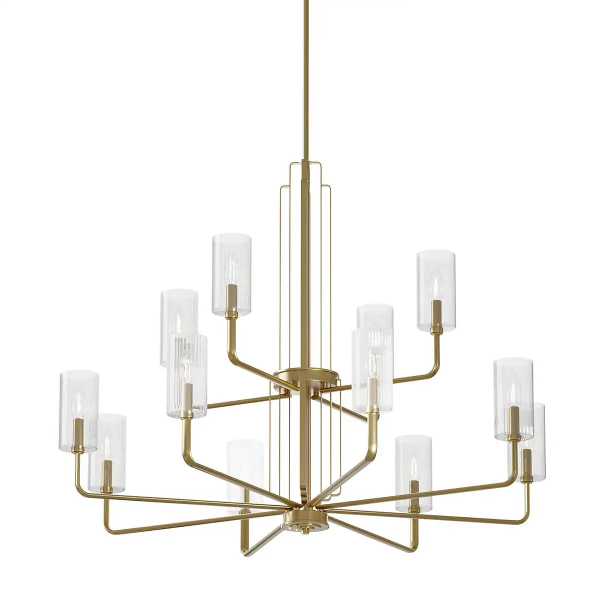 KICHLER, KIMROSE CHANDELIER, LINEAR LIGHT