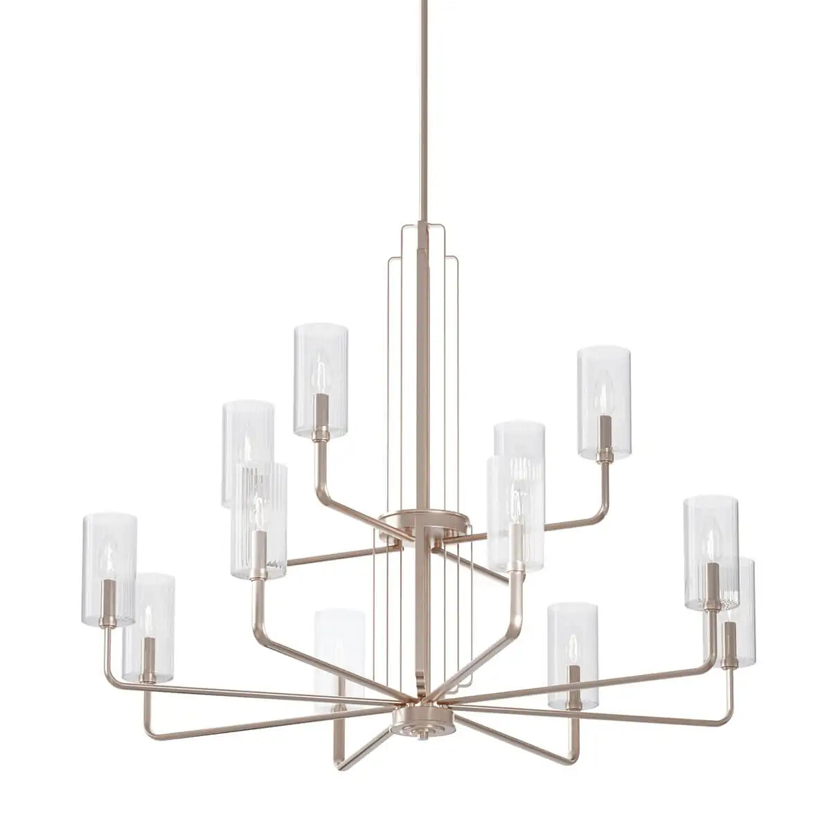 KICHLER, KIMROSE CHANDELIER, LINEAR LIGHT