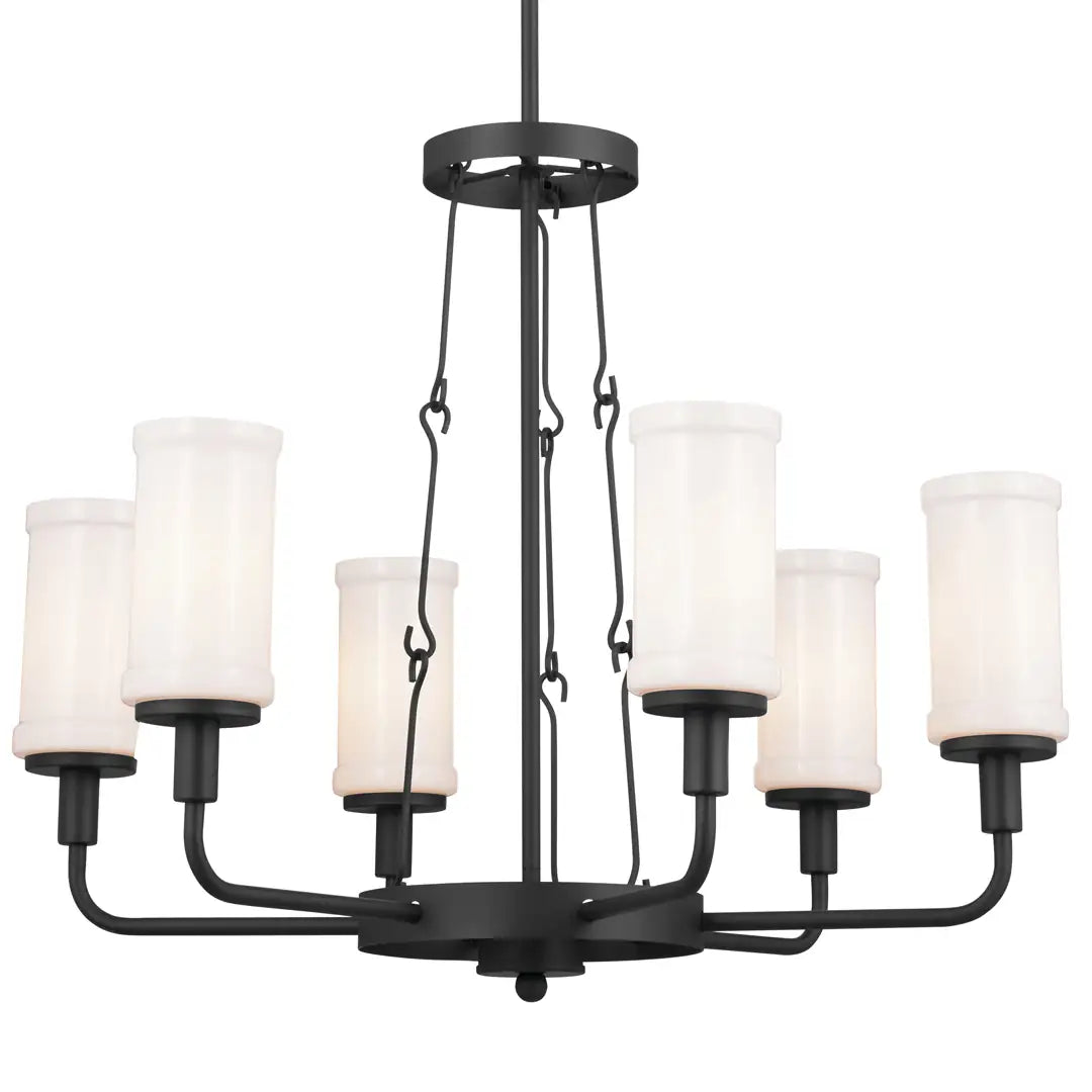 KICHLER, VETIVENE CHANDELIER, LINEAR LIGHT