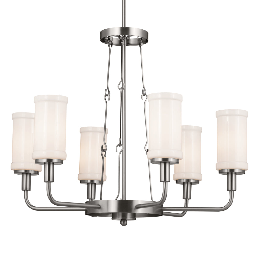 KICHLER, VETIVENE CHANDELIER, LINEAR LIGHT