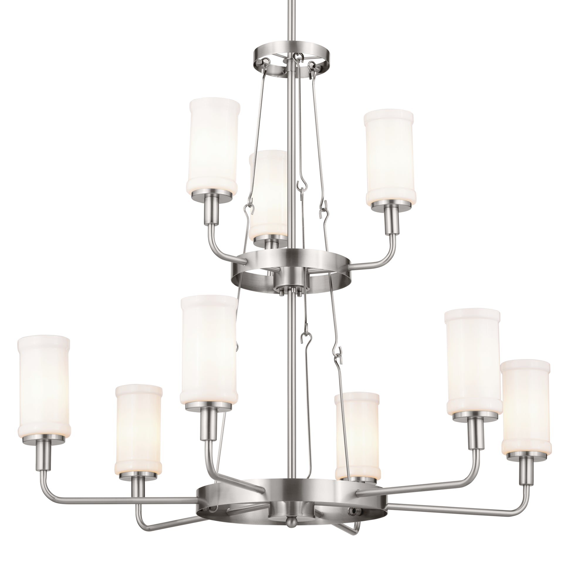 KICHLER, VETIVENE CHANDELIER, LINEAR LIGHT