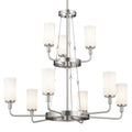 KICHLER, VETIVENE CHANDELIER, LINEAR LIGHT