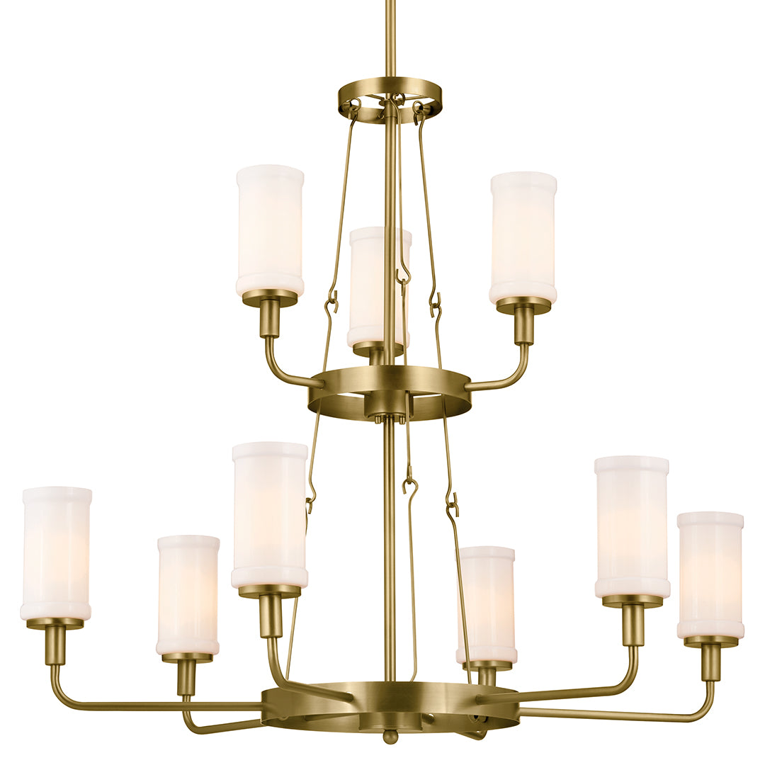 KICHLER, VETIVENE CHANDELIER, LINEAR LIGHT