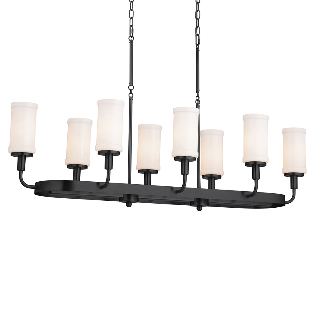 KICHLER, VETIVENE CHANDELIER, LINEAR LIGHT