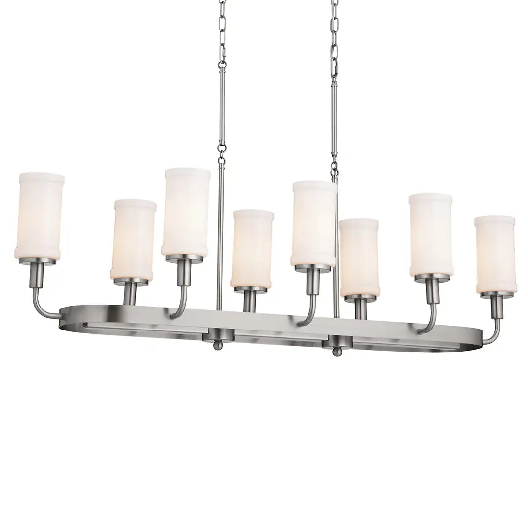 KICHLER, VETIVENE CHANDELIER, LINEAR LIGHT