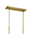 KICHLER, VETIVENE CHANDELIER, LINEAR LIGHT