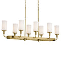 KICHLER, VETIVENE CHANDELIER, LINEAR LIGHT