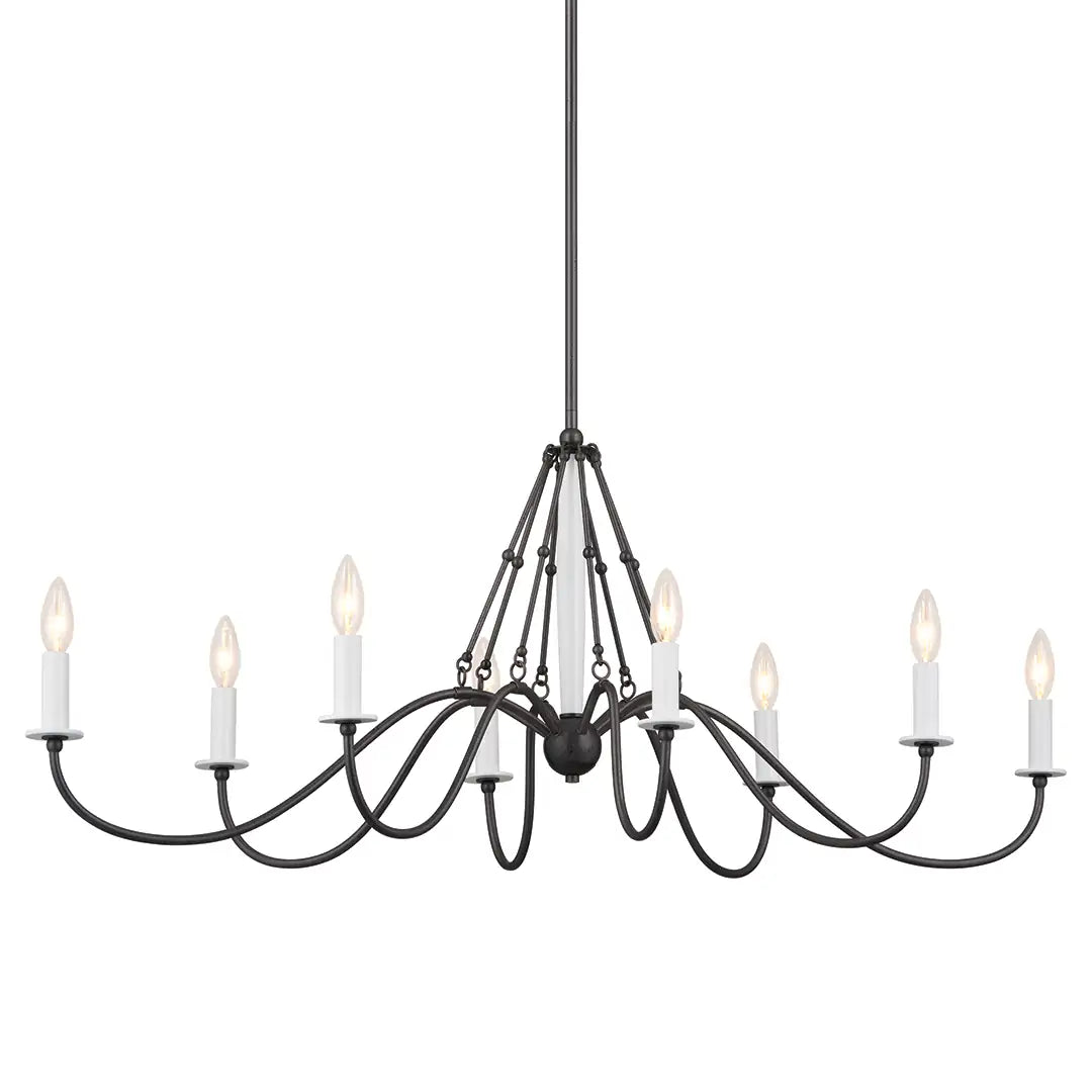 KICHLER, FREESIA CHANDELIER, LINEAR LIGHT