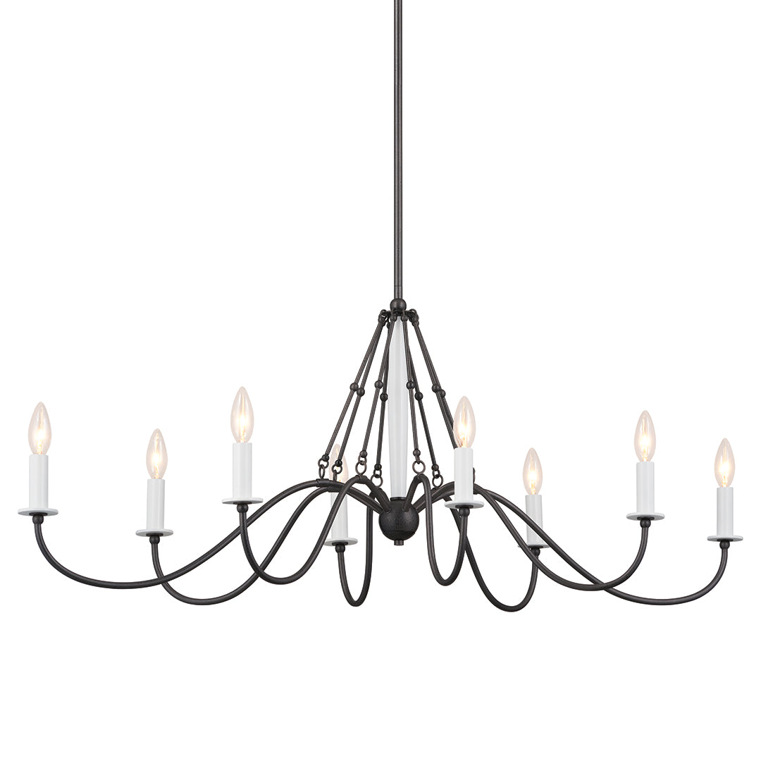 KICHLER, FREESIA CHANDELIER, LINEAR LIGHT