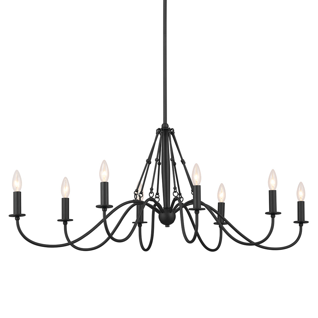 KICHLER, FREESIA CHANDELIER, LINEAR LIGHT