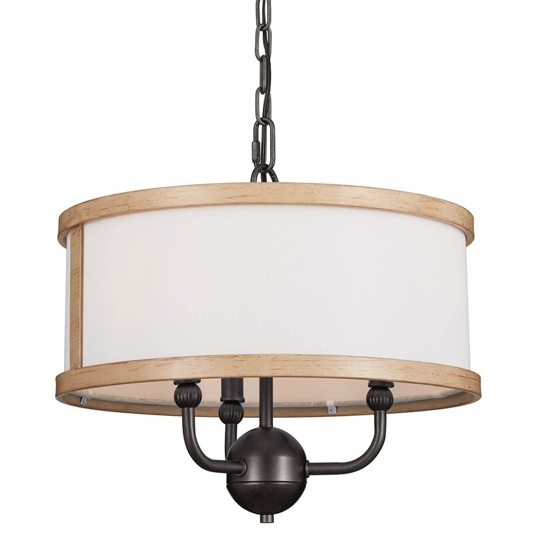 KICHLER, HEDDLE CHANDELIER, LINEAR LIGHT