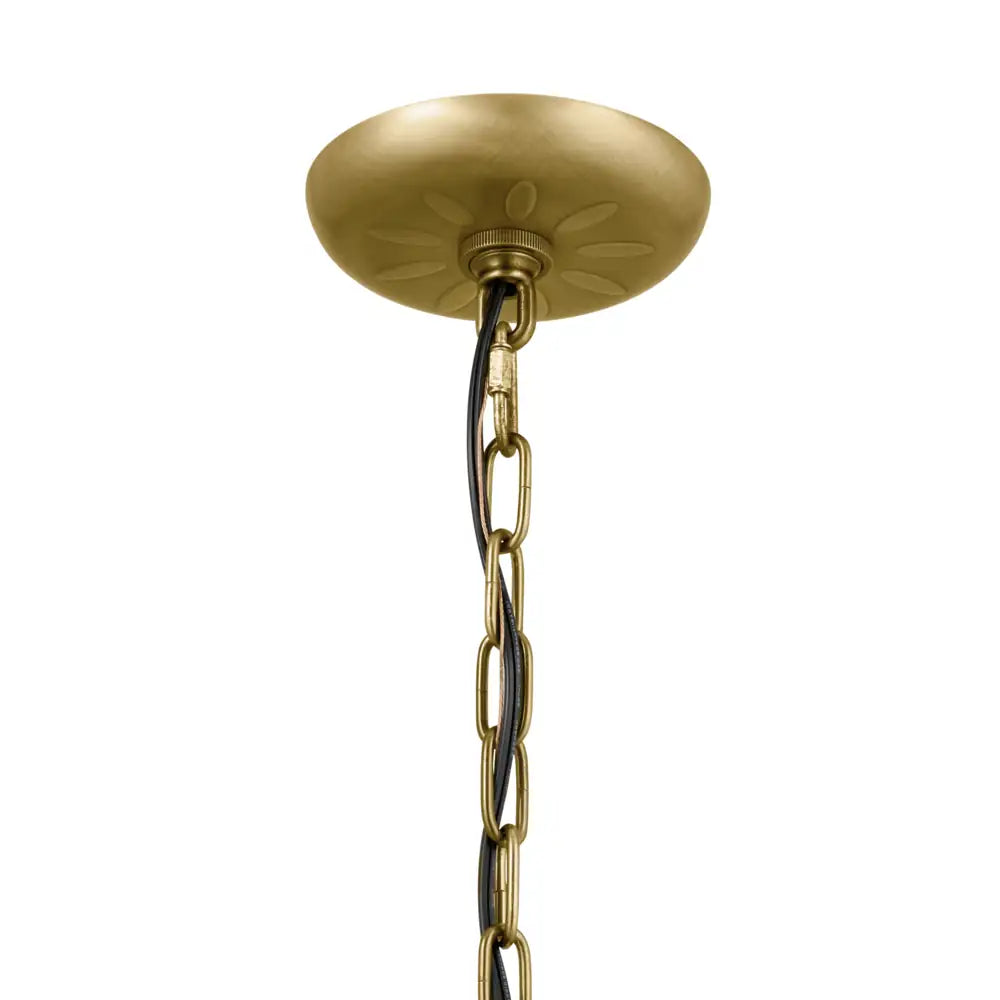 KICHLER, HEDDLE CHANDELIER, LINEAR LIGHT