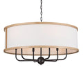 KICHLER, HEDDLE CHANDELIER, LINEAR LIGHT