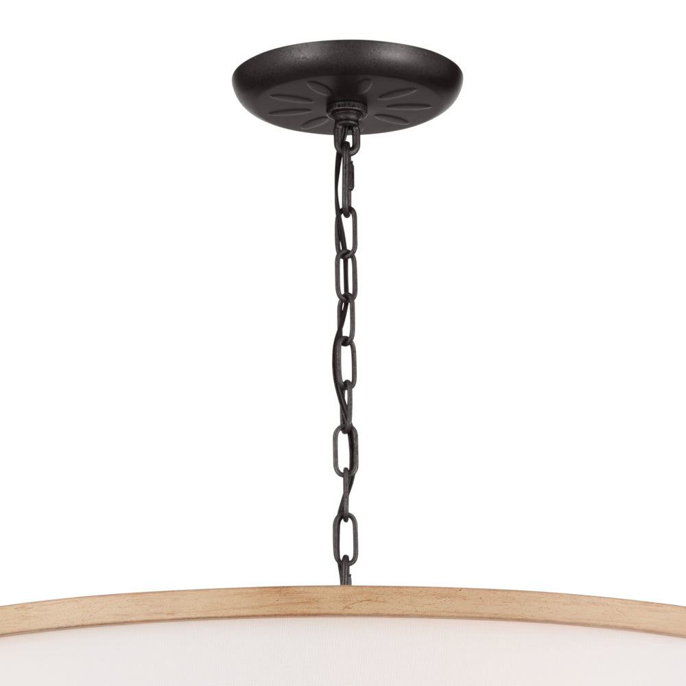 KICHLER, HEDDLE CHANDELIER, LINEAR LIGHT