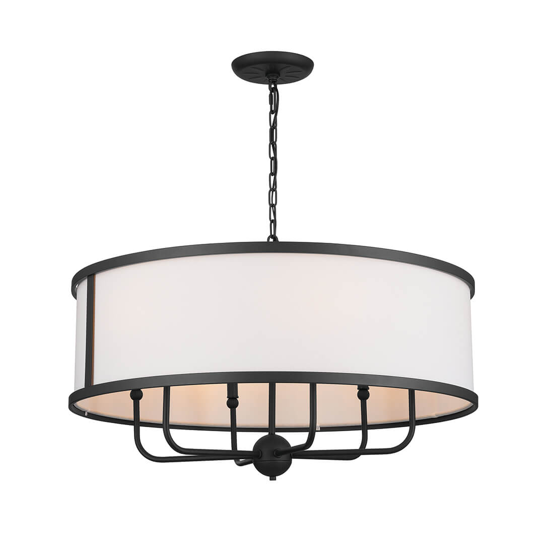 KICHLER, HEDDLE CHANDELIER, LINEAR LIGHT