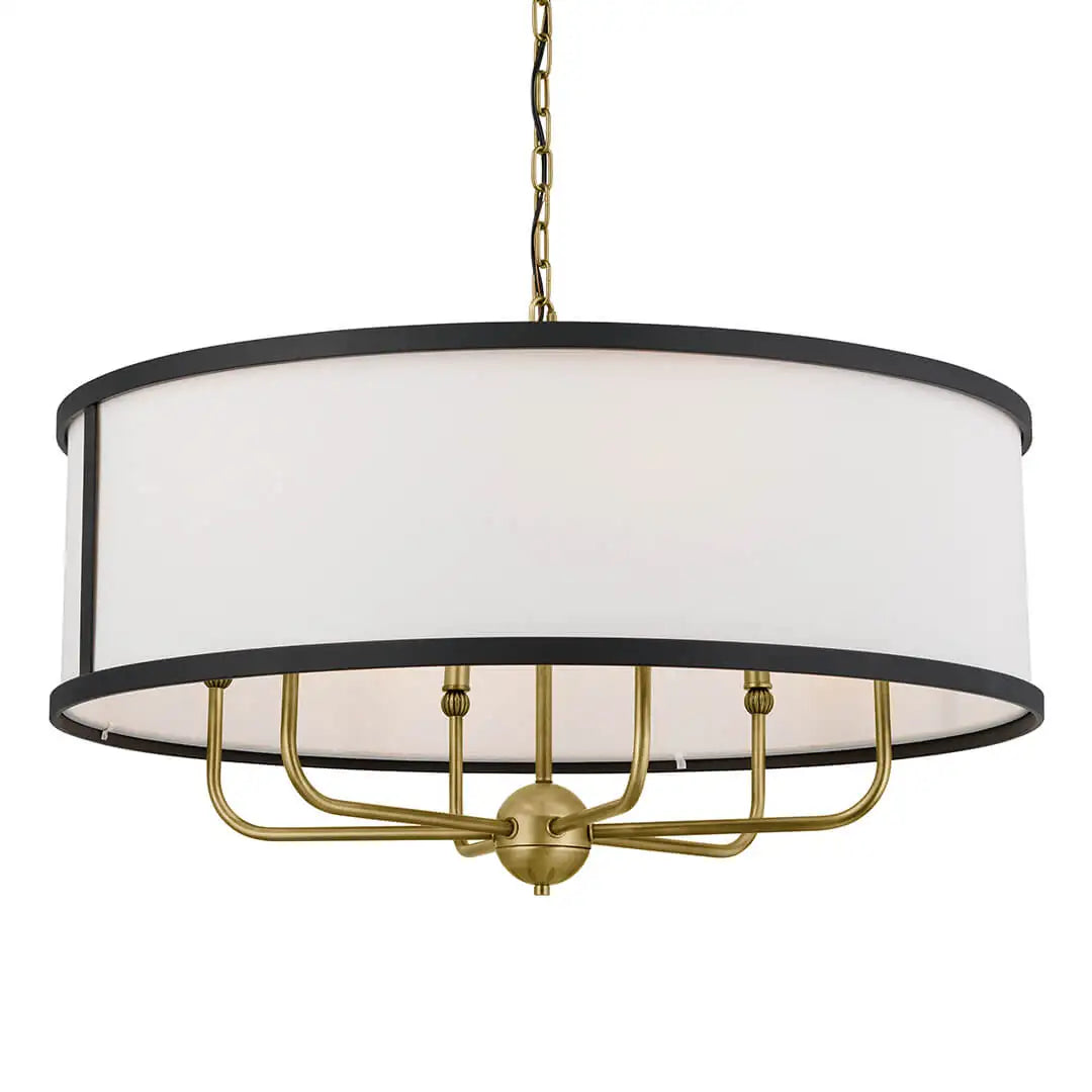 KICHLER, HEDDLE CHANDELIER, LINEAR LIGHT