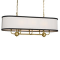 KICHLER, HEDDLE CHANDELIER, LINEAR LIGHT
