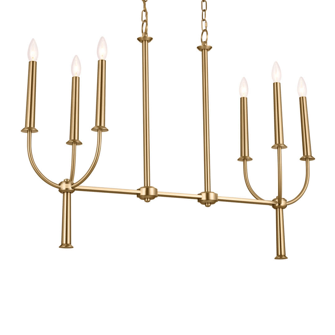KICHLER, FLORENCE CHANDELIER, LINEAR LIGHT